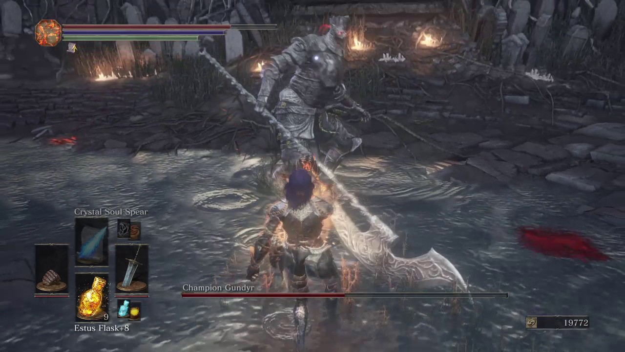 Dark Souls 3 Champion Gundyr Parry