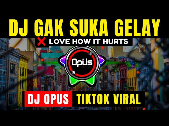DJ GAK SUKA GELAY x LOVE HOW IT HURTS ♫ LAGU REMIX TERBARU FULL BASS - DJ Opus class=