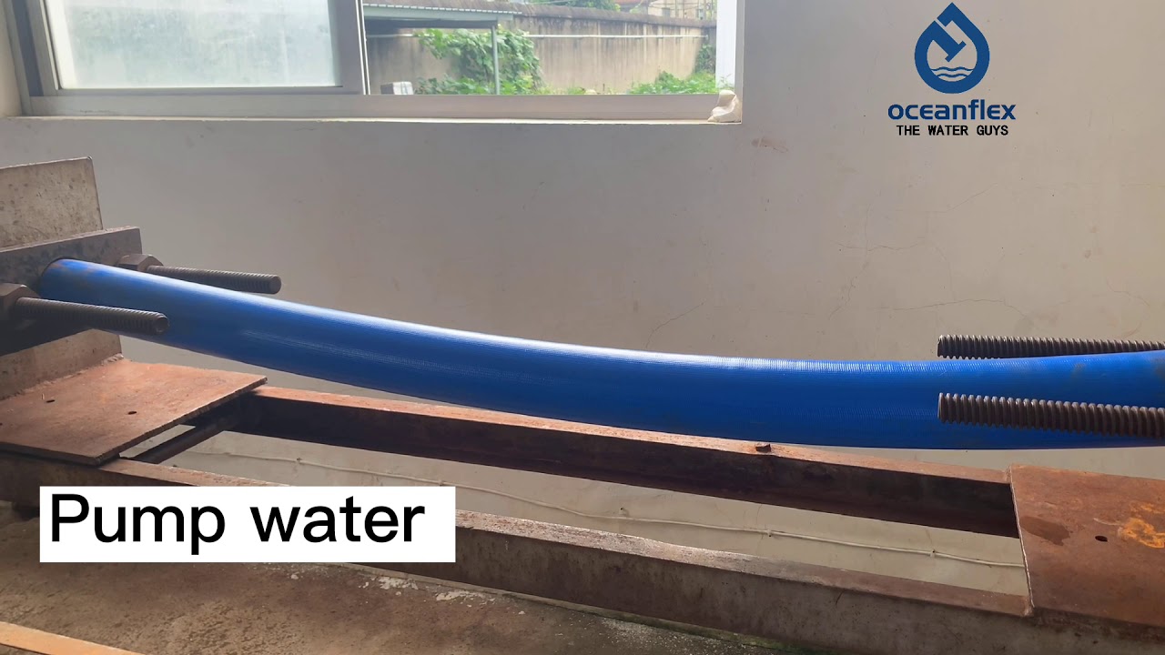 OceanFlexHose How to Test The Working Pressure of PVC Layflat Hose 2020071001