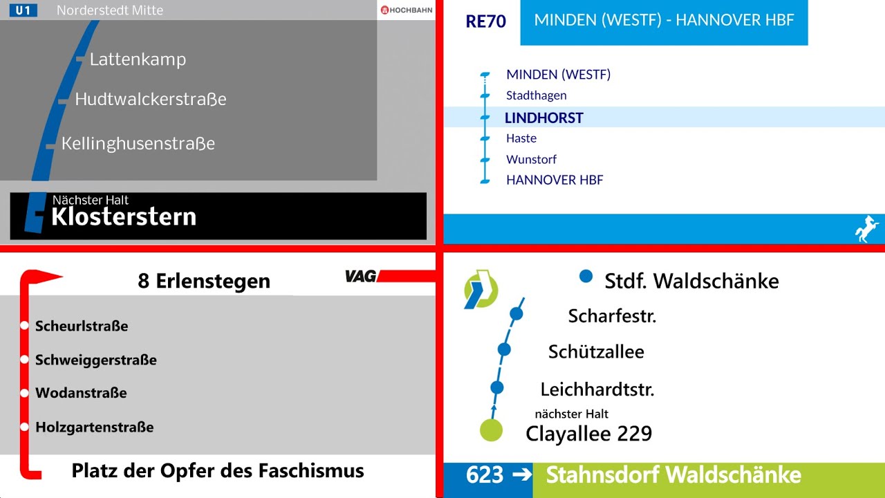 [Ansagenmix] diverse Automatische Haltestellenansagen 2