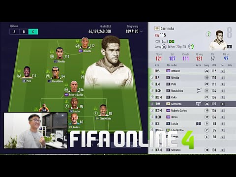 FIFA ONLINE 4: I Love Đi Chợ, Đập Thẻ Xây Team PSG & Brazil KHỦNG Nhất Trong Tầm Giá - 12/03/2021