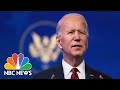 Biden Chief Of Staff Releases Plan For First 10 Days In Office | NBC Nightly News
