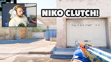 NiKo Amazing clutch to win the round! cadian wins 1v5 clutch - CS2 Highlights