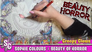 ‘Creepy Clown’ Sophie Colours The Beauty of Horror by Alan Robert screenshot 3