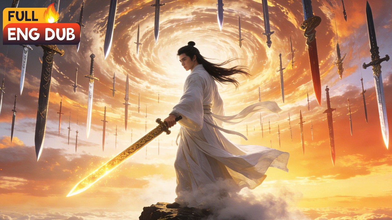 【ENG DUB】Ten Thousand Swords Answered His Call… The Sword God Was Born ⚔️👑