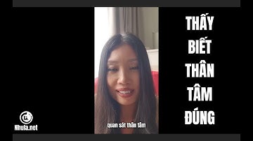 Thấy biết thân tâm đúng #thiền #quansat​ #tutập​ #tỉnhthức​ #phanyly