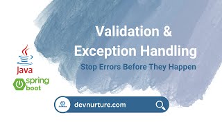 Validation & Exception Handling in Spring Boot | Best Practices Tutorial