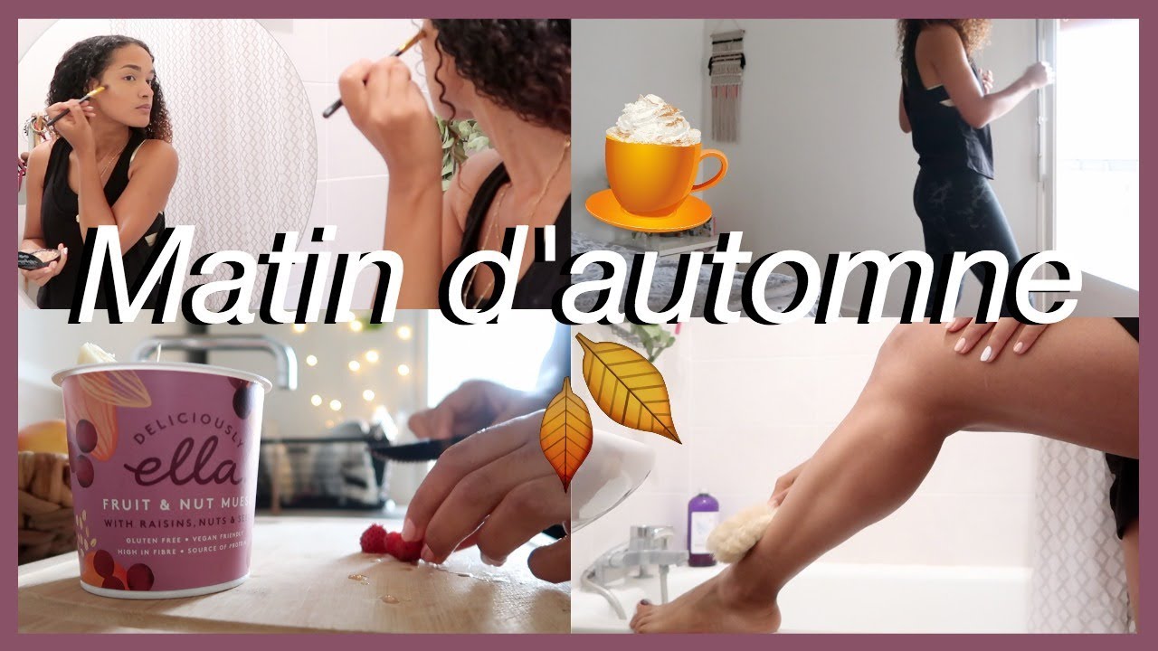 HEALTHY MORNING ROUTINE ☕🍂 | Spéciale Matin D'automne Avant D'aller Au Boulot !