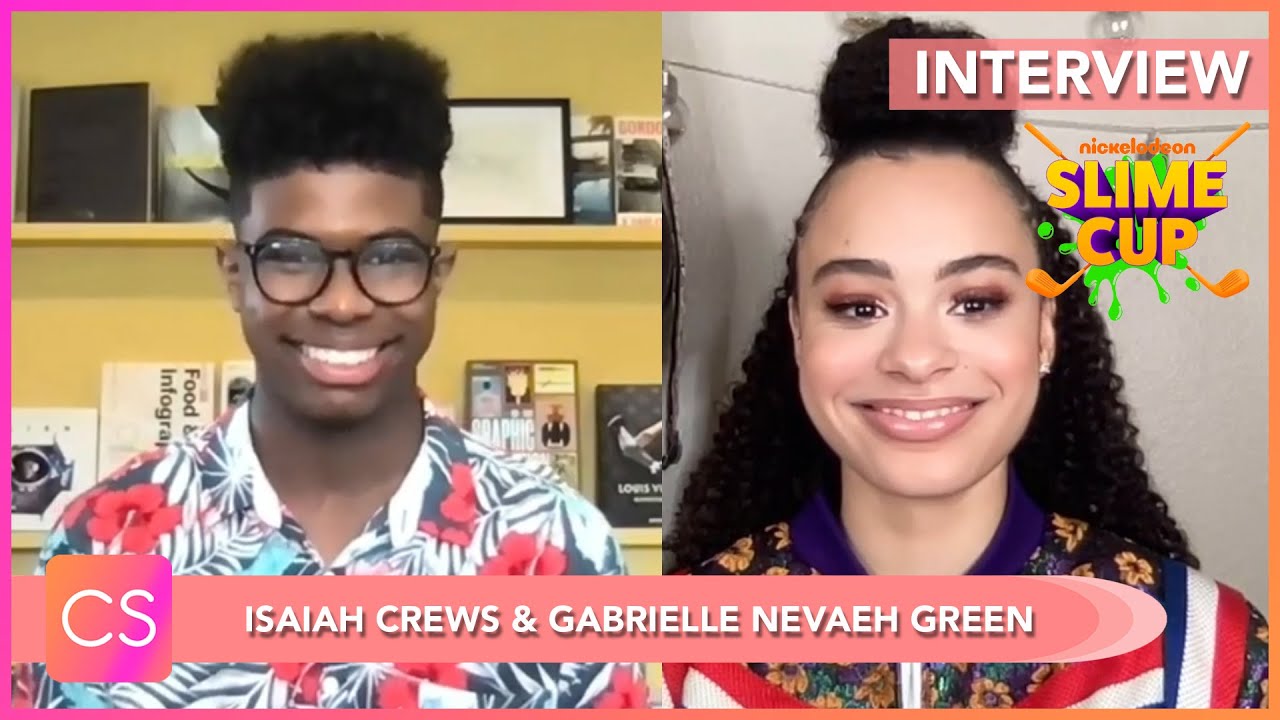 Nickelodeon Slime Cup - Gabrielle Nevaeh Green & Isaiah Crews Interview