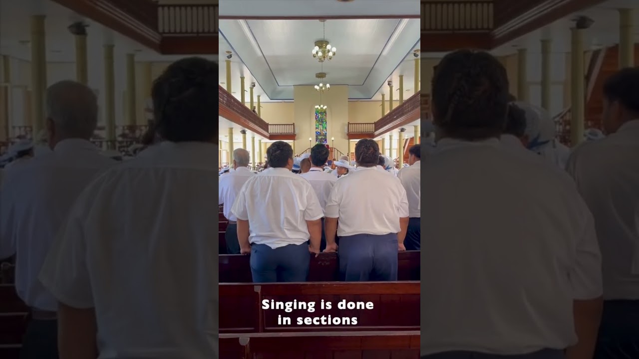 ⁣Another fascinating church visit - this time in Papeete! #frenchpolynesia