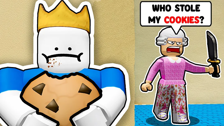 surviving my EVIL grandma in Roblox steal cookies...