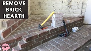 Remove Brick Hearth | Cold Chisels & Demolition Hammer