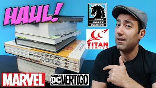 OMNIBUS & HARDCOVER HAUL! Marvel DC Vertigo Image Dark Horse Titan Comics