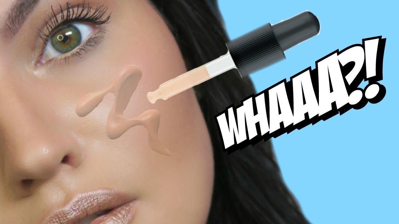 FULL FACE DROPPER MAKEUP! YouTube