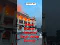 Gen z fire historical Singh darbar square Nepal
