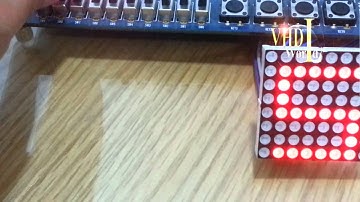 FPGA Project: Numeric signs Displayed on-Dot matrix