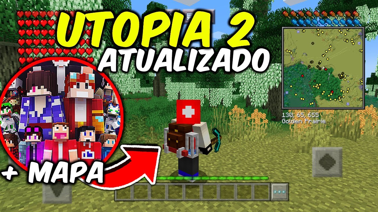 SAIU! ATUALIZAÇÃO DO MODPACK UTOPIA 2 PARA MINECRAFT PE 1.19(modpack ...