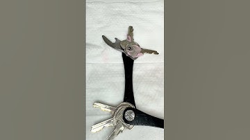 Extremely compact keychain 🔑​🔥​ #keysmart #keychain #keyorganizer #viralproducts #lifehack #shorts