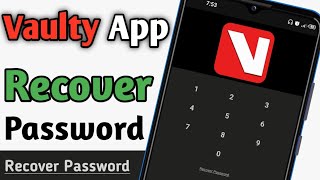 How To Recover Vaulty App Password 🔑 | Recover Password Vaulty App 😌 screenshot 2
