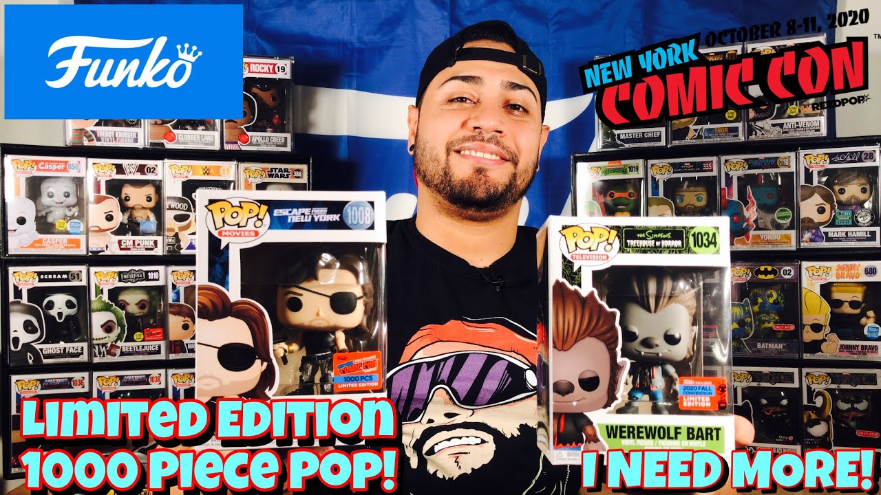 NYCC 2020 Rare Limited Edition Funko Pop
