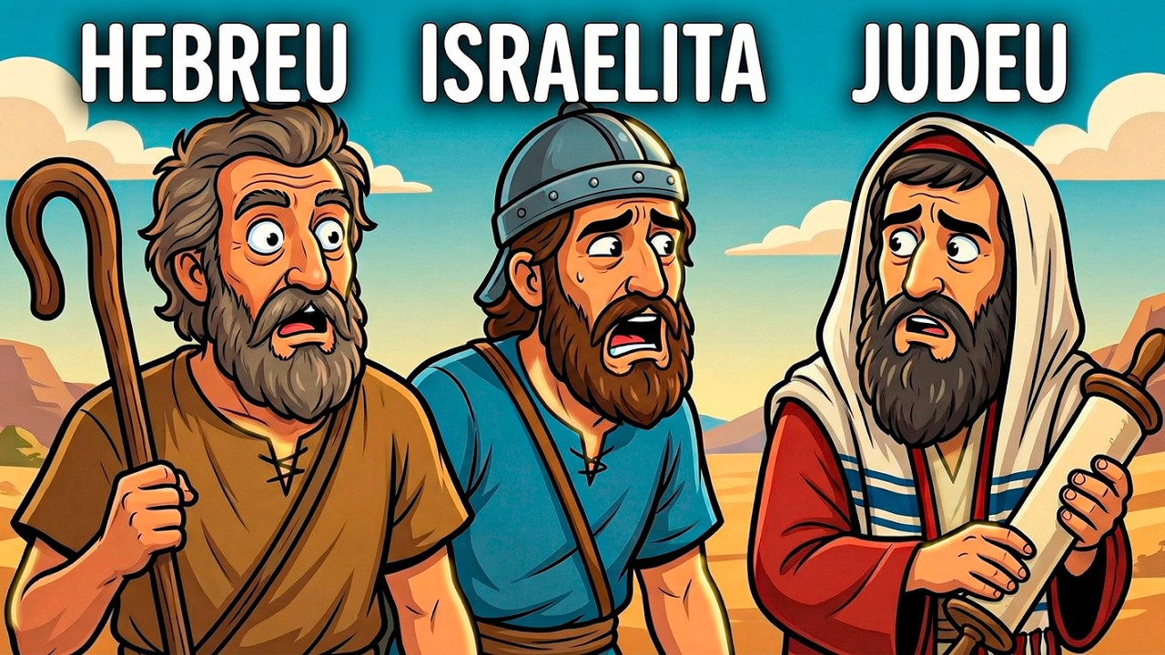 A DIFERENÇA CHOCANTE entre HEBREUS, ISRAELITAS e JUDEUS que Ninguém Conta