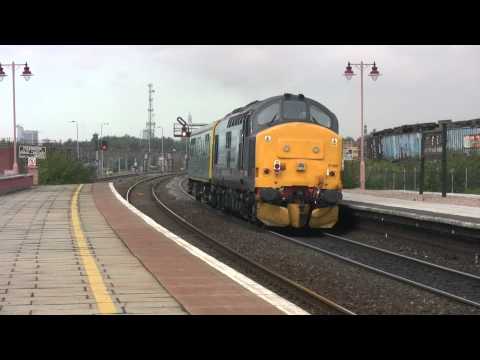 Saloon (Caroline) pushed by 37409 through Tyseley.