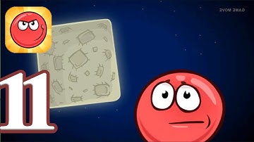 Red Ball 4 - Gameplay Walkthrough Part 11 46-53 Level Battle For The Moon (IOS, Android)