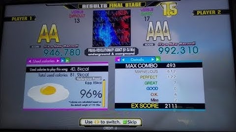 《DDR Ace》PRANA + REVOLUTIONARY ADDICT (U1 DJ remix) ESP 17 992k