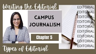 Editorial Writing: Chapter 5 Campus Journalism