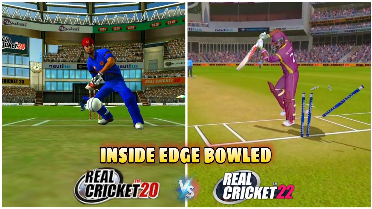 Rc22 Vs Rc20 | inside edge bowled comparison | Tech Gaming