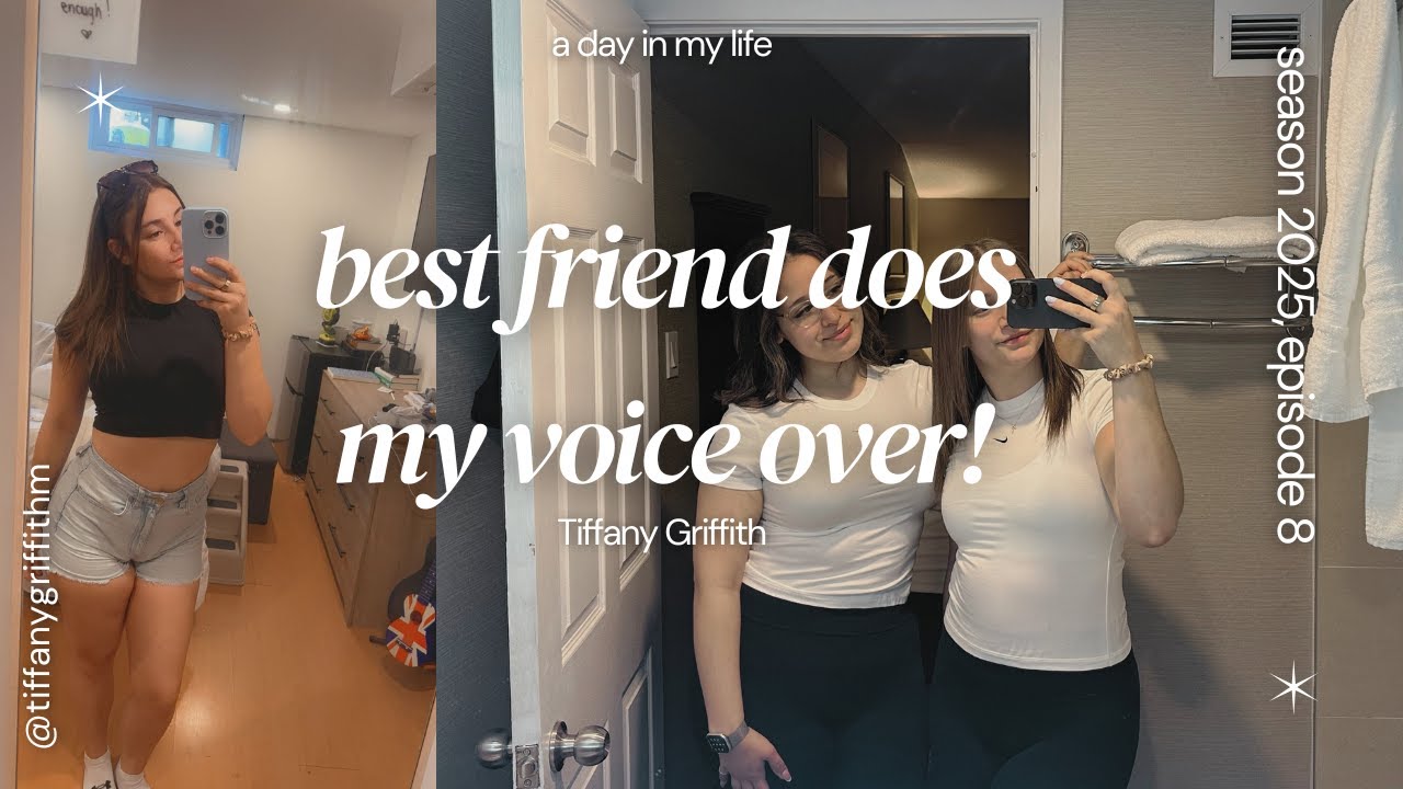 My Best Friend Did My Voice Over for a Day in My Life 🎳😂