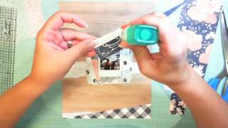 ...Thinking of you... 8.5x11 Scrapbook Process Video