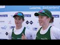 Winner Interviews - 2023 World Rowing Cup III, Lucerne, Switzerland