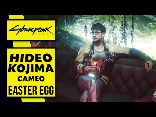 Cyberpunk 2077 Hideo Kojima cameo and Death Stranding Easter egg