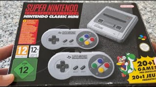 Unboxing Nintendo Super NES Classic Mini Entertainment System