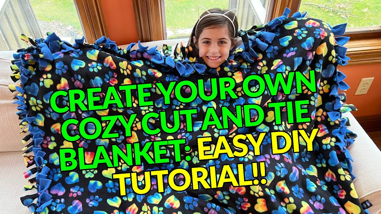 Cozy DIY Fleece Tie Blanket