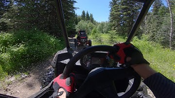RzR RS1 "River Trail" Kelowna BC Forest High Gear Pt.1 | Irnieracing SXSvlog