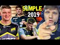 ЛУЧШИЕ МОМЕНТЫ CS:GO S1MPLE 2019