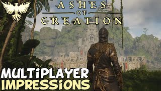 Ashes Of Creation Alpha 1: Siege PVP & World Boss Gameplay