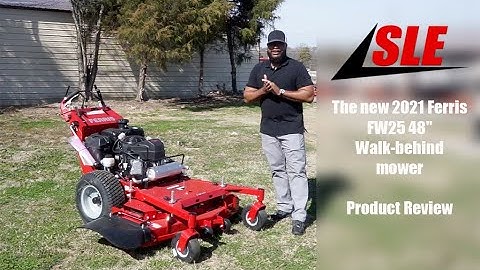 The new 2021 Ferris FW25 48" Walk-behind mower | #Sleequipment #Lawnmowers #Lawnservice