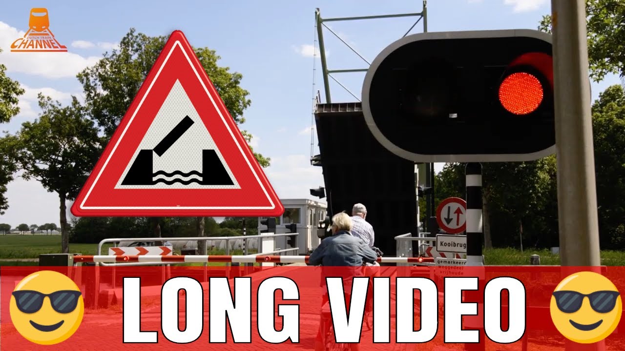 DUTCH BRIDGE OPENING - 😎 LONG VIDEO 😎 - Kooibrug - Scheerwolde