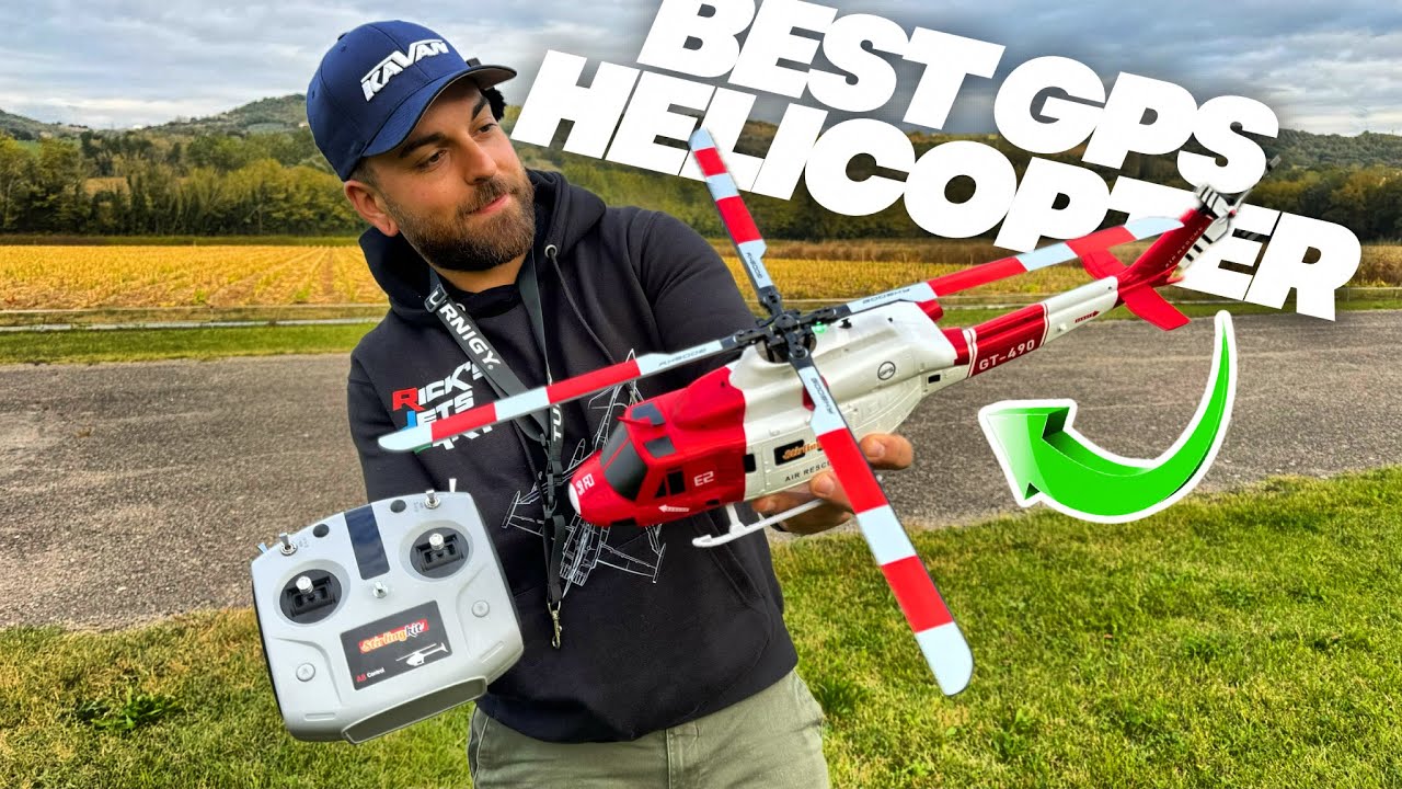 GOOSKY E2 GPS 1:35 UH-1Y VENOM [RTF] от @Stirlingkit — подробный обзор полёта! 🚁 [4K60fps HDR]