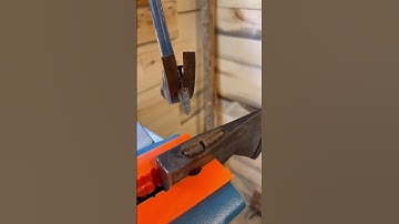 Metal Wedge removal from Axe head! Quick and Easy!🪓#axe #diy #howto #simple