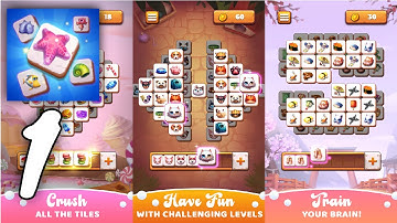 Tile Match: Fun Triple Connect Gameplay Walkthrough #1 - Level 1 ~ 13 (Android, IOS)