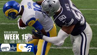 Cowboys vs. Rams | 2026 Season Week 15 | Madden NFL 26 Simulation