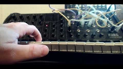 #KorgMS20 patch with bass lead kick and snare.  No sequencer. No other sounds.