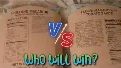 Battle of the MREs: Chili Mac vs. Macaroni & Tomato Sauce – Which One Wins?