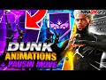 *NEW* BEST DUNK ANIMATIONS + PAUSIN MOVE FOR CENTERS IN 2K22 (CURRENT GEN)