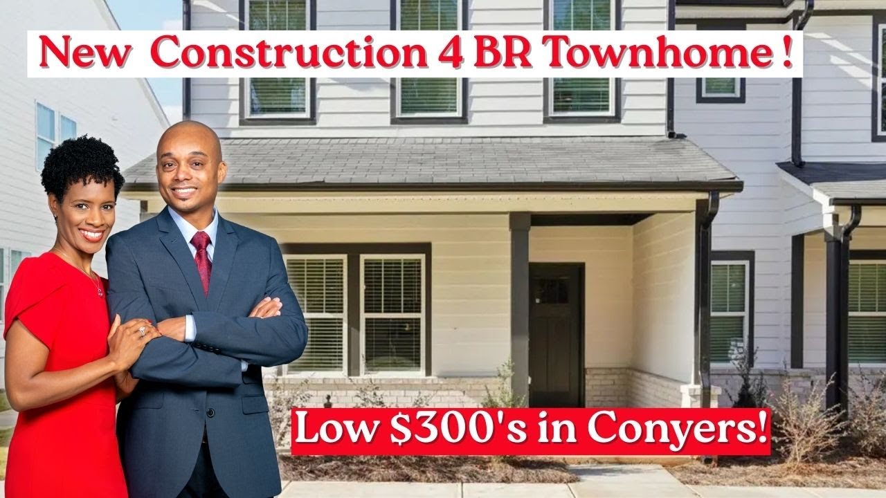 New Homes in Atlanta | New 4 Bedroom Townhomes starting in the low $300's | Conyers, GA