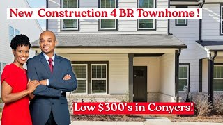 New Homes in Atlanta | New 4 Bedroom Townhomes starting in the low $300's | Conyers, GA